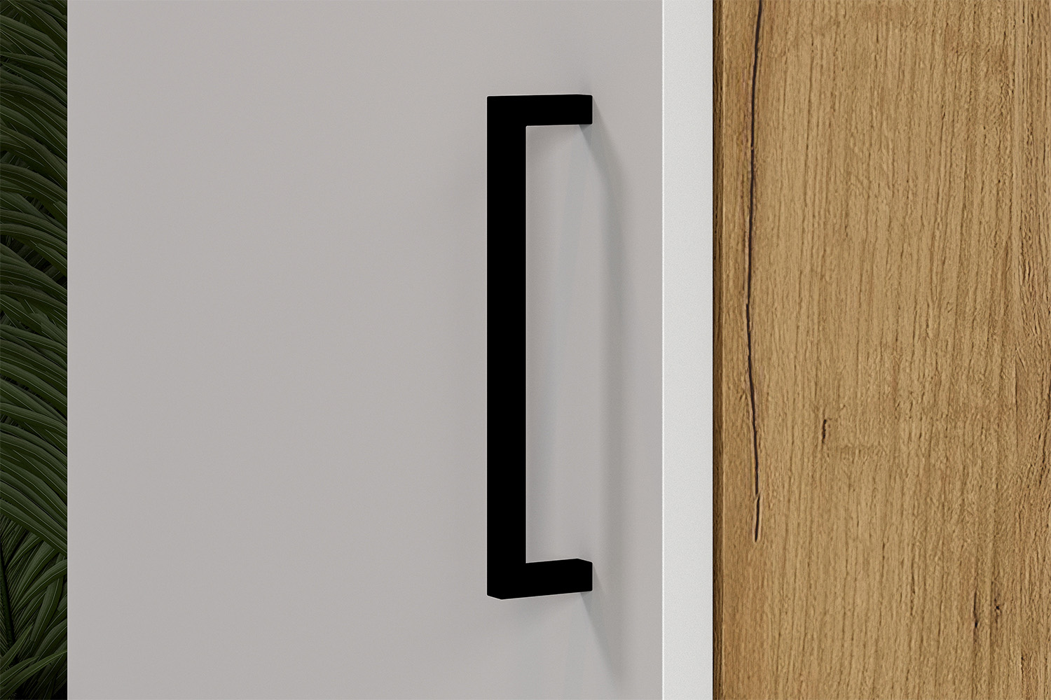 Пенал ПН 6 (Серия 2), Дуб золотой, Белый