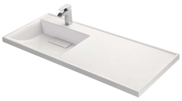 1A72843KLH01L Раковина Лондри 120 белая левая