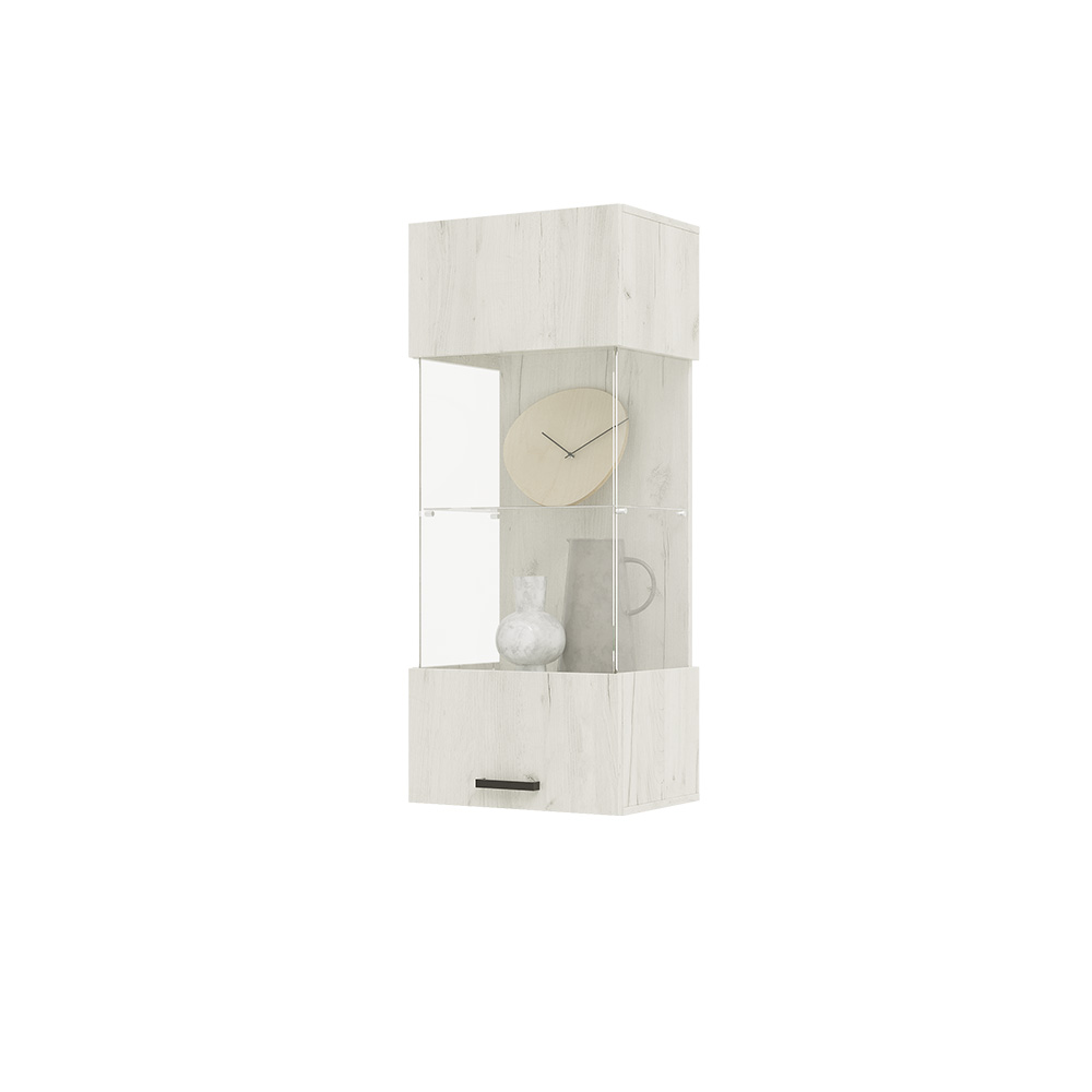 Шкаф навесной Алтея, Дуб крафт белый
