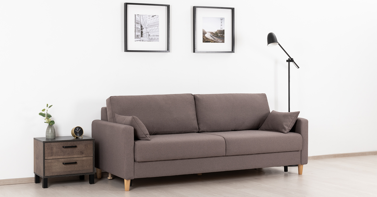 Диван кровать Дилан, Коричневый