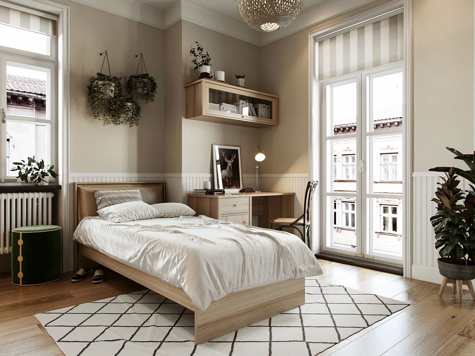 Кровать односпальная Village