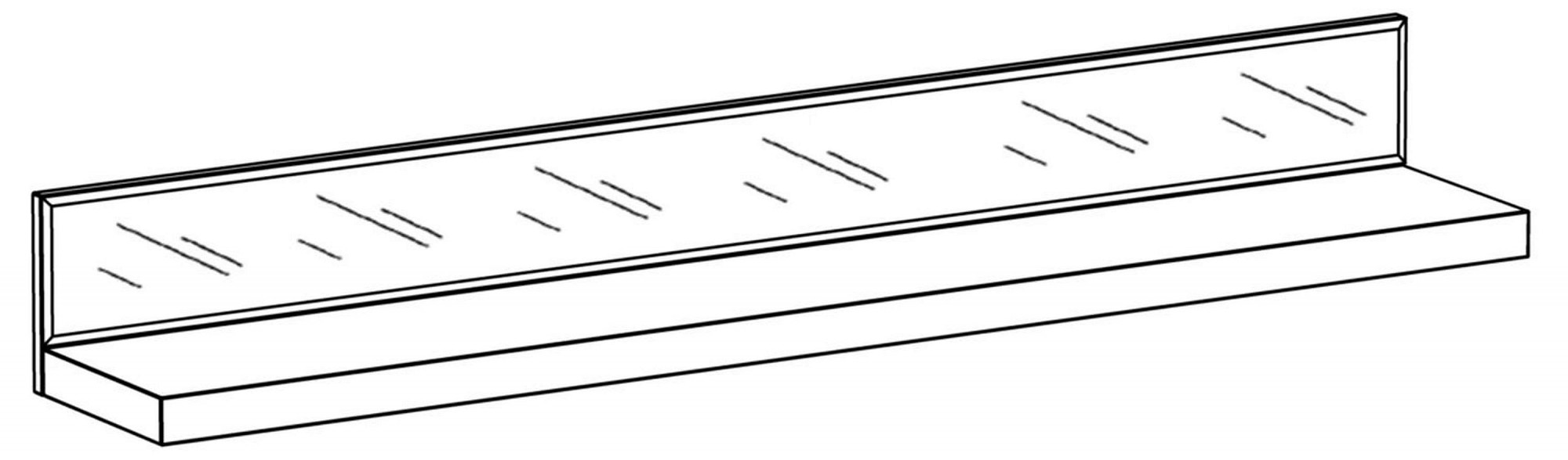 Полка навесная Kristal lounge