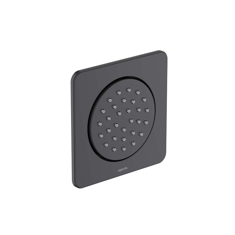 AQ2099MB боковая форсунка 130*130, матовый черный AQ2099MB боковая форсунка 130*130, матовый черный