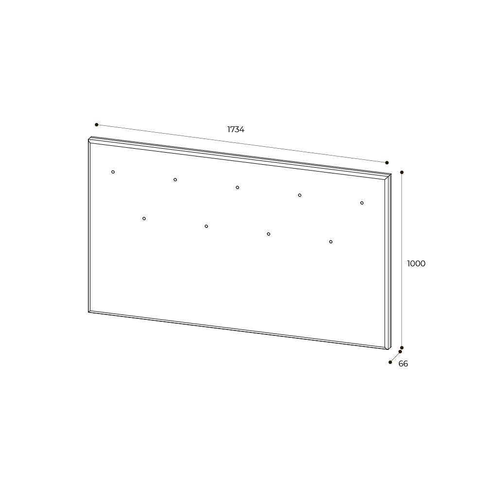 Мягкое изголовье Скандика для КР-19