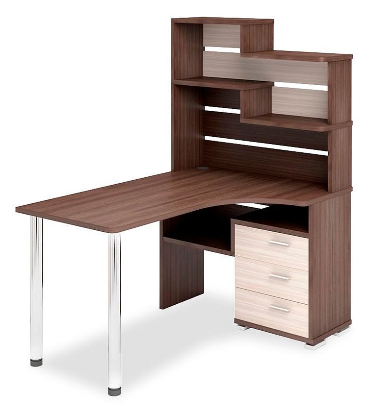 Стол компьютерный Домино СР-132-150 ШК-Ч-ПРАВ