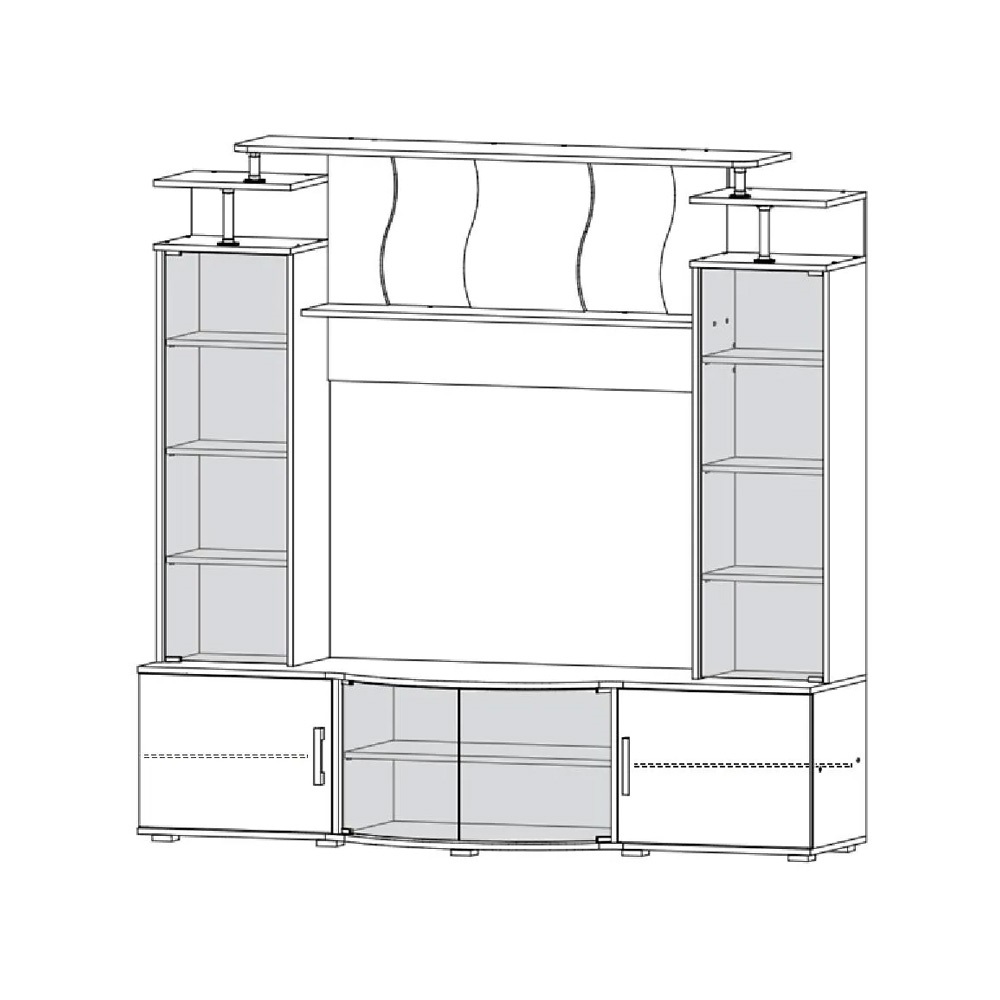 Гостиная Виста, Ясень шимо светлый, ясень шимо темный