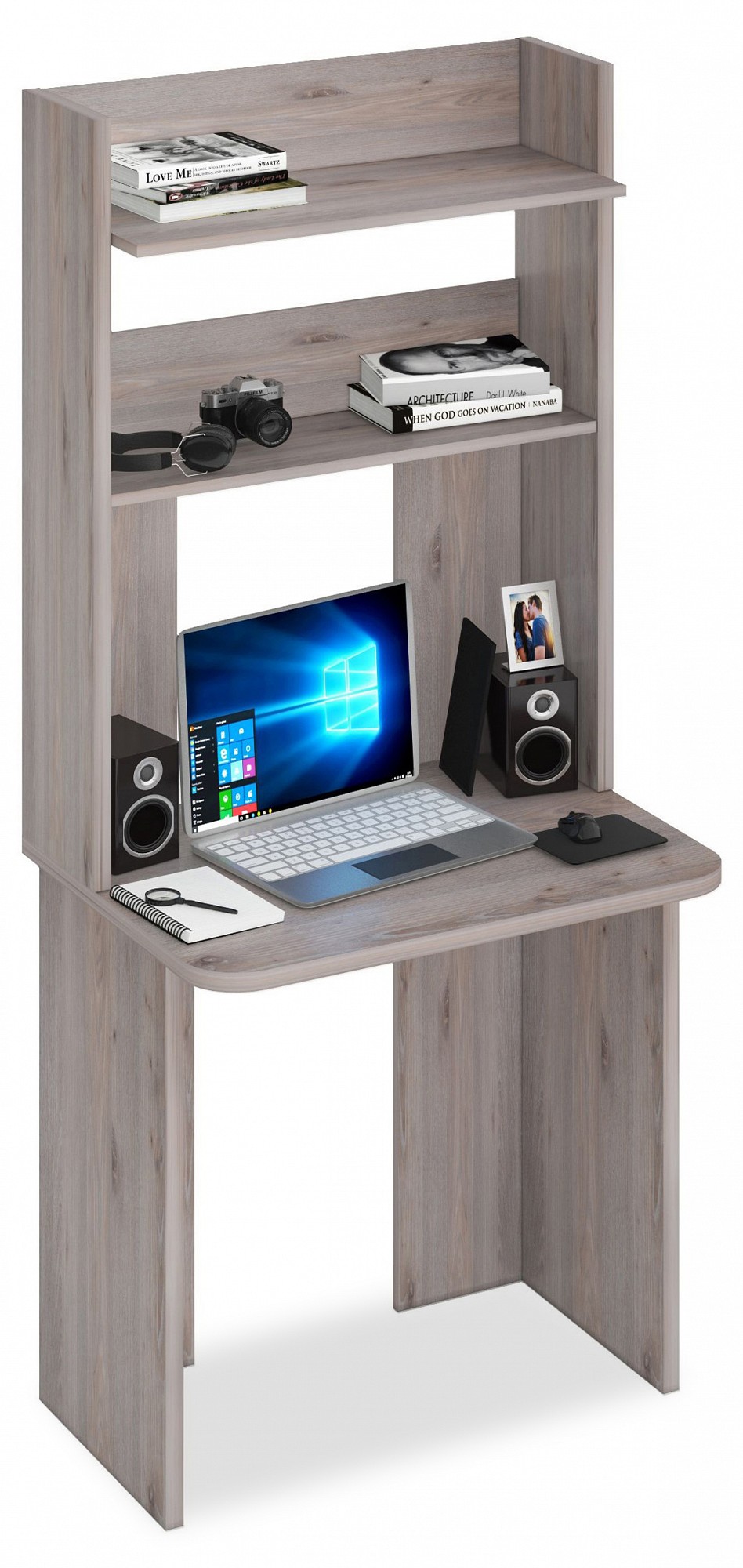 Стол компьютерный Домино Lite СКЛ-Прям80Р+НКЛХ