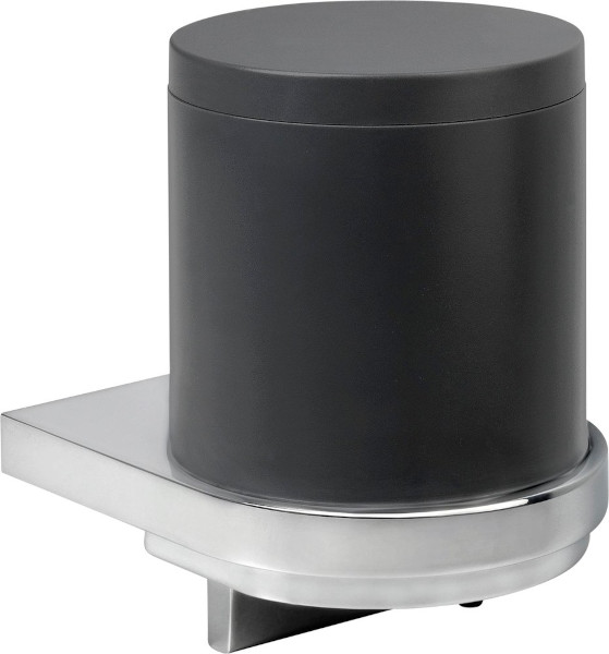 12752010101 COLLECTION MOLL Дозатор жидкого мыла, верхний стаканчик из пластика антрацит, хром