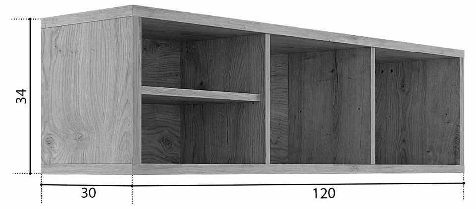 Полка навесная Grace SFW