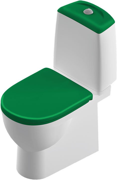 BEST COMFORT Унитаз-компакт Зеленый S1 (WC.CC/Best/2-DM/GRN.G/S1) BEST COMFORT Унитаз-компакт Зеленый S1 (WC.CC/Best/2-DM/GRN.G/S1)