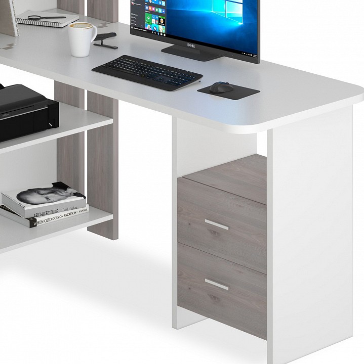 Стол компьютерный Домино Lite СТЛ-ОВ+С120Р