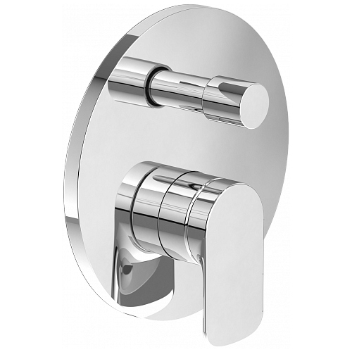 TVS10435300061 O.NOVO Однорычажный смеситель скрытого монтажа с автоматическим переключателем, хром (ДО ОКОНЧАНИЯ ОСТАТКОВ)