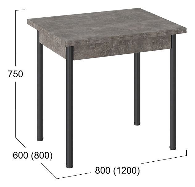 Стол обеденный с опорой Родос