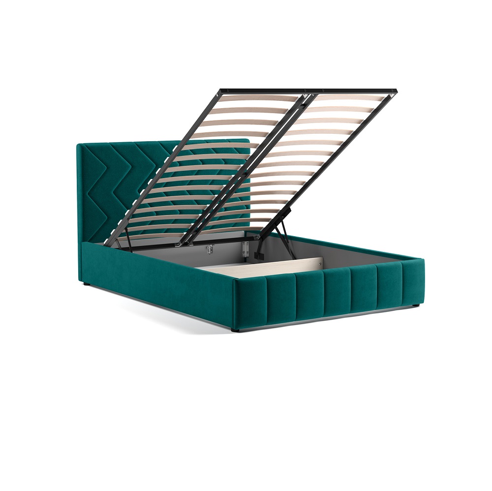 Кровать Милана 180 синяя