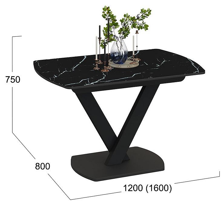 Стол обеденный Салерно Тип 1