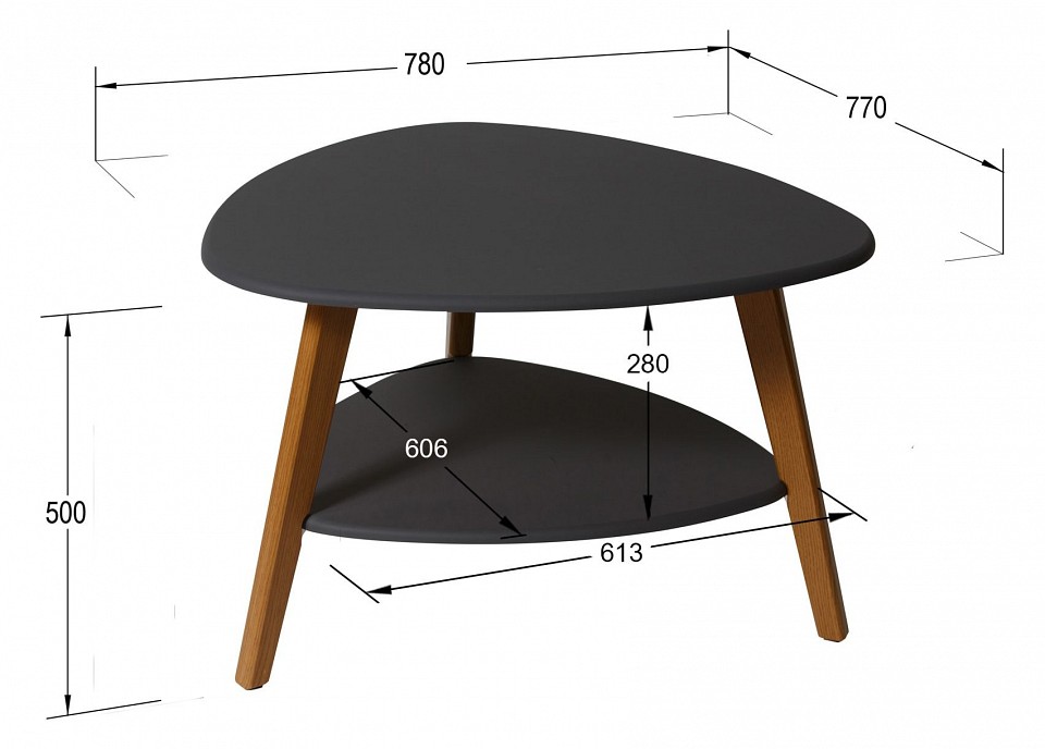 Стол журнальный Бруклин