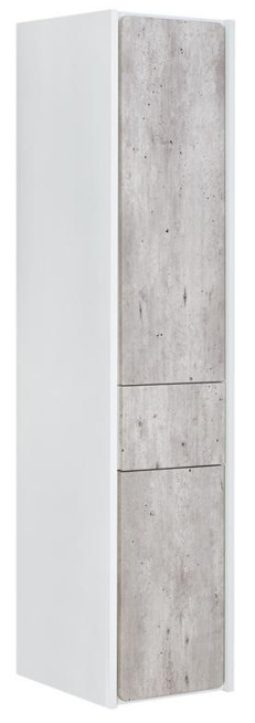 ZRU9303006 Ronda Шкаф-колонна правое открывание бетон / белый матовый 320 x 333 x 1390