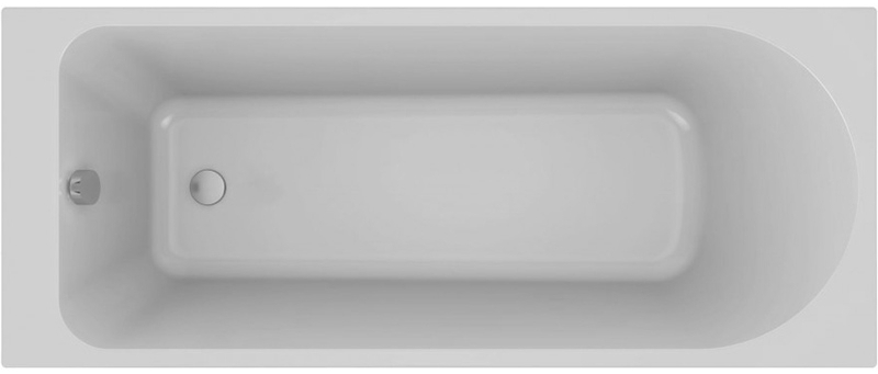 E6D151-00 ODEON RIVE GAUCHE Прямоугольная ванна 170 x 70 см из материала Flight. Регулируемые по высоте ножки в комплекте.