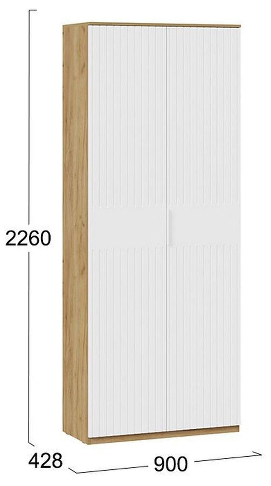 Шкаф платяной Хилтон Исп. 2