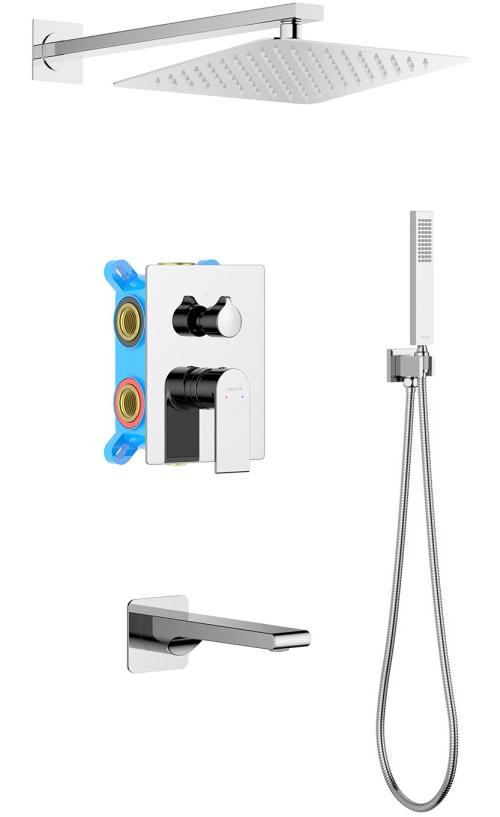 AQ1473CR ЛИРА Set 4 в 1 душевой комплект