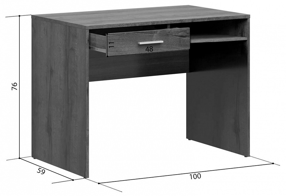 Стол письменный Непо BIU1S