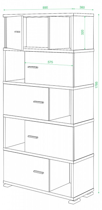 Тумба комбинированная СБ-30/5 Тумба комбинированная СБ-30/5