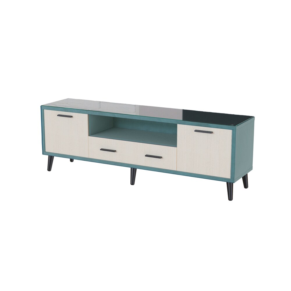 Тумба ТВ Ланс 1,6, Бирюзовый