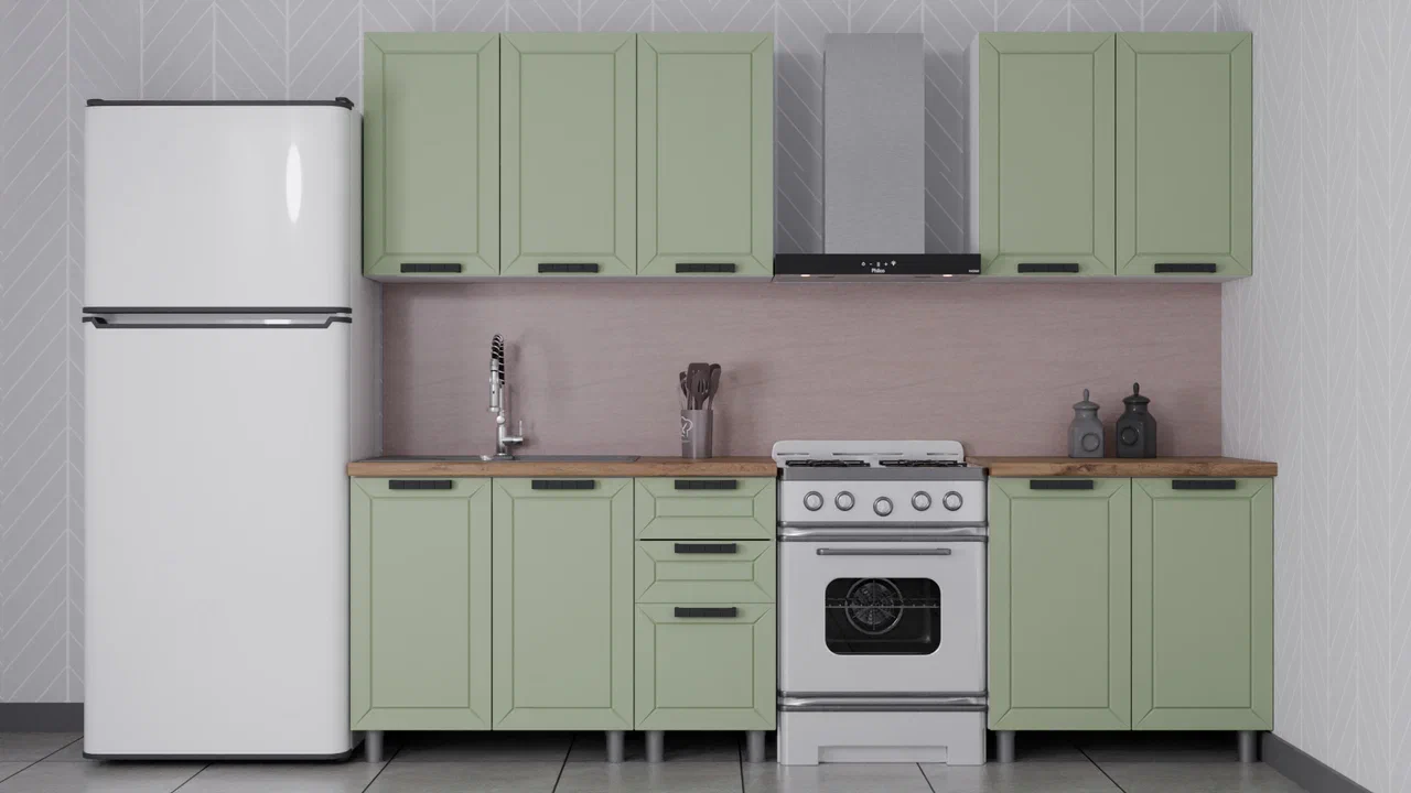 ГК Аленушка 2 м  Лилия Фиcташка/Фисташка,скоба черный,черный