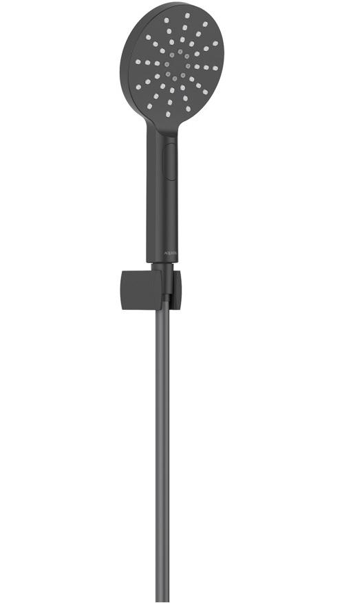 AQ2033MB ОБЕРОН душевой набор Select 120 3 jet, матовый черный AQ2033MB ОБЕРОН душевой набор Select 120 3 jet, матовый черный