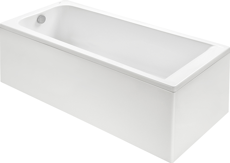 248507000 ELBA акриловая ванна прям 170х75 белая (монтажный комплект заказывается отдельно)