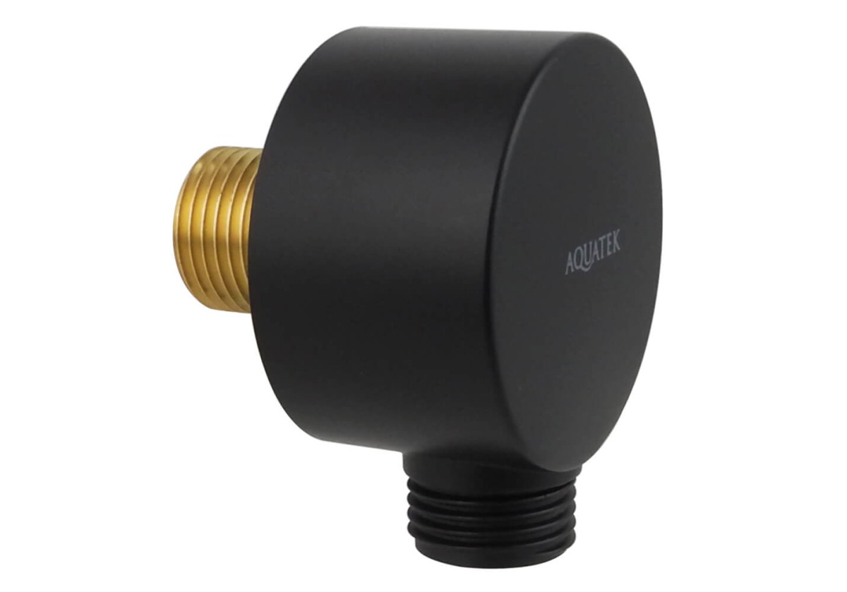 AQ2454MB шланговое подсоединение, матовый черный