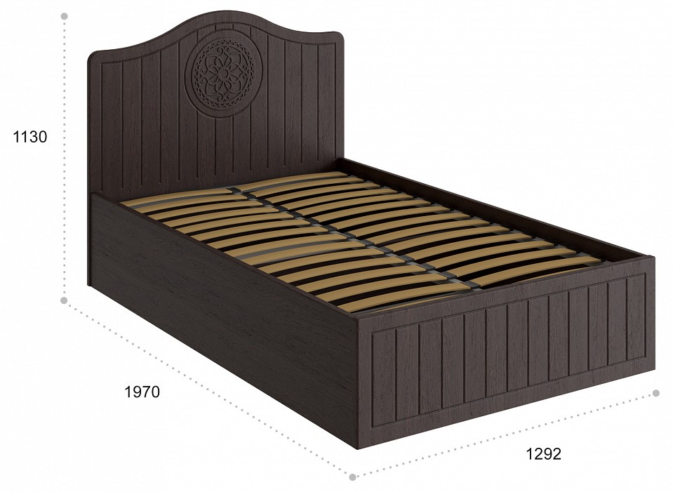 Кровать полутораспальная Монблан