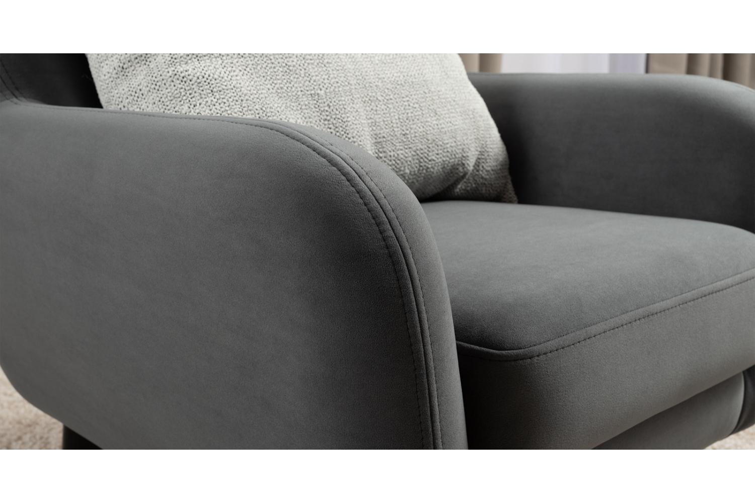 Кресло Дакота Серое