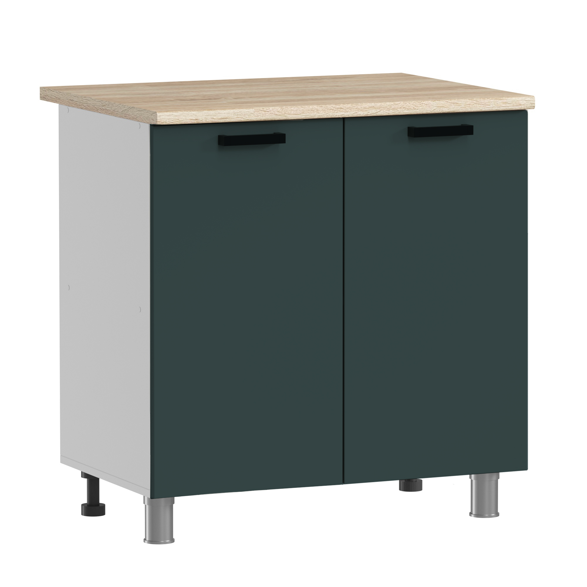 ГК Аленушка 2м  Лаванда Керамика/Изумруд,скоба черный,сонома