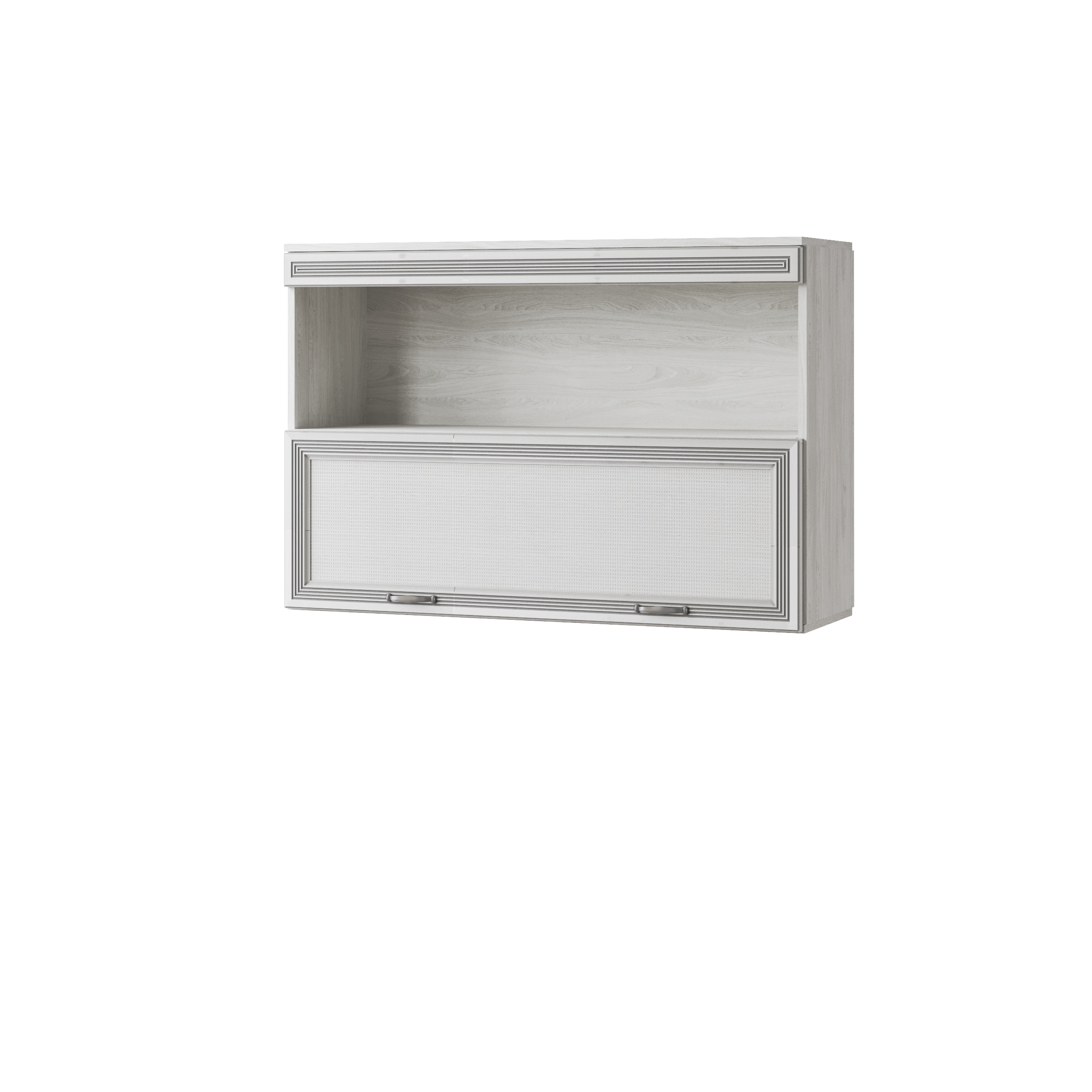 Полка навесная Ливорно ЛН-3, ясень