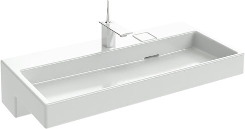 TERRACE EXC9112-00 Раковина-столешница, 100х49 см, на собственной опоре. C подсветкой. Отверстие для смесителя. Устанавливается на мебель EB1187