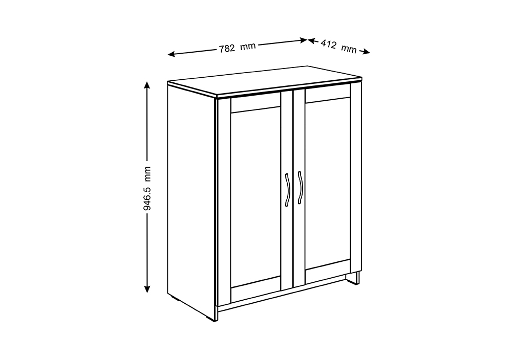 Комод с дверцами Сириус дуб венге