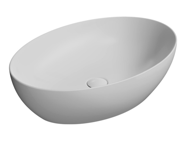 884211 PURA Раковина 60х42, накладная, цвет белый 884211 PURA Раковина 60х42, накладная, цвет белый