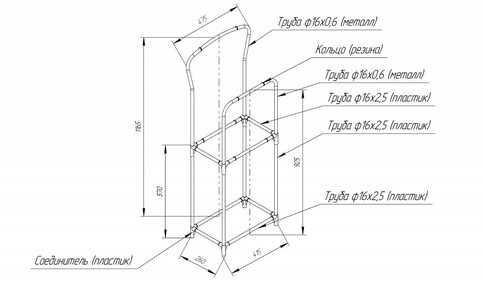 Вешалка для костюма SHT-SUR3