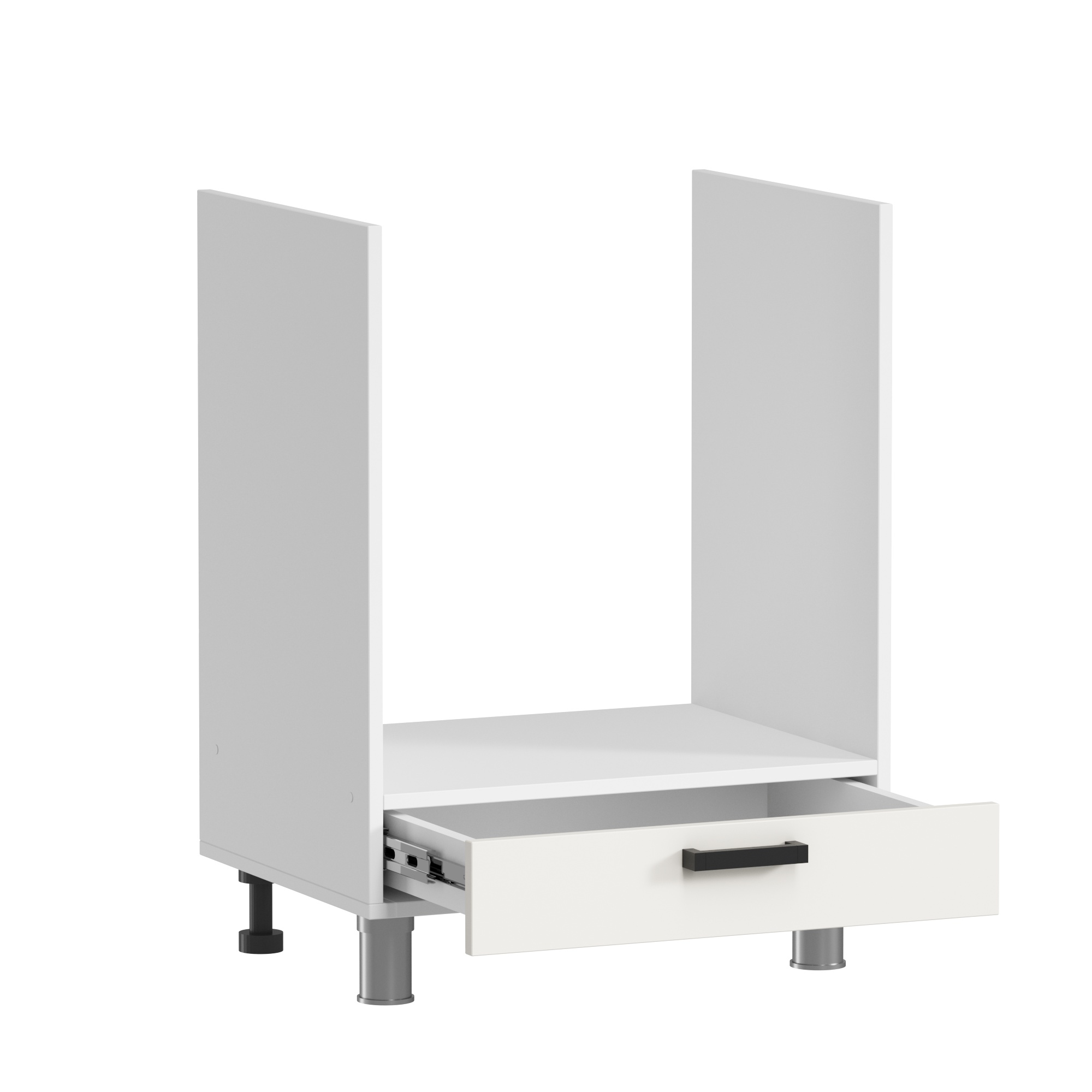 МК Аленушка НД 600 Магнолия Молочный,скоба черный