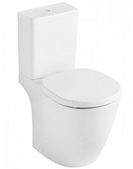 E781801 Connect Унитаз напольный с функцией биде, для монтажа с бачком, горизонтальный слив E781801 Connect Унитаз напольный с функцией биде, для монтажа с бачком, горизонтальный слив