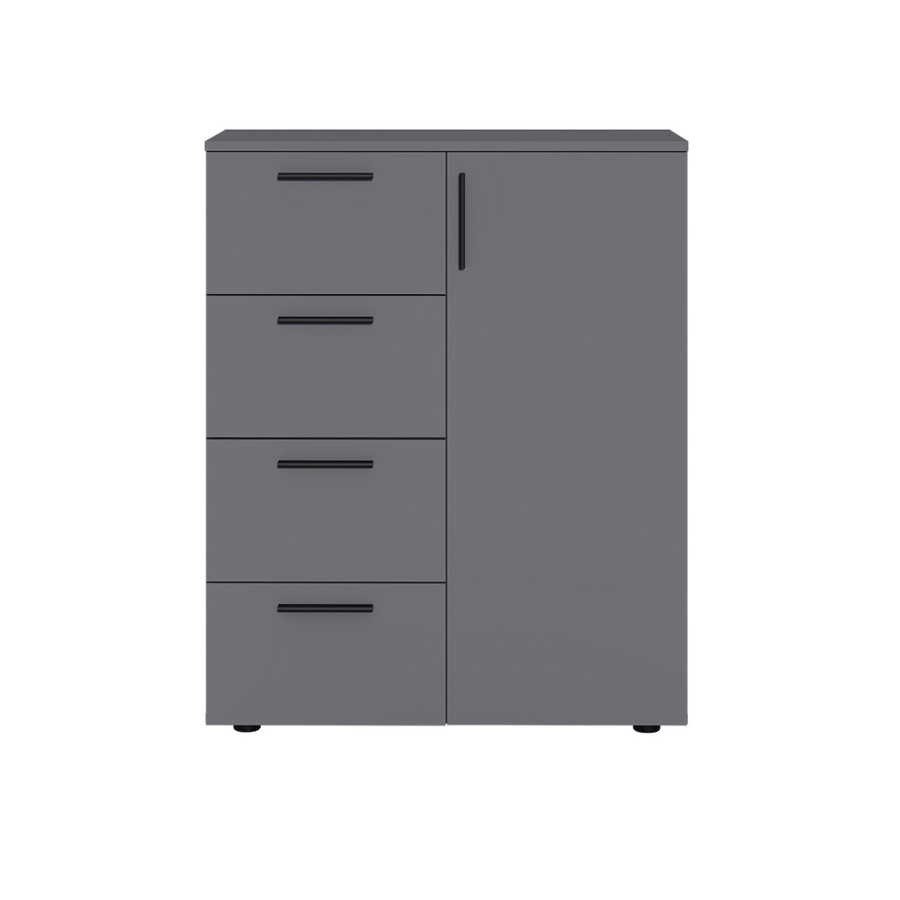 Комод Эйр 16.241, Серый графит Комод Эйр 16.241, Серый графит