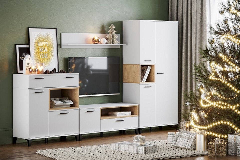 Тумба комбинированная Bergen НМ 013.80