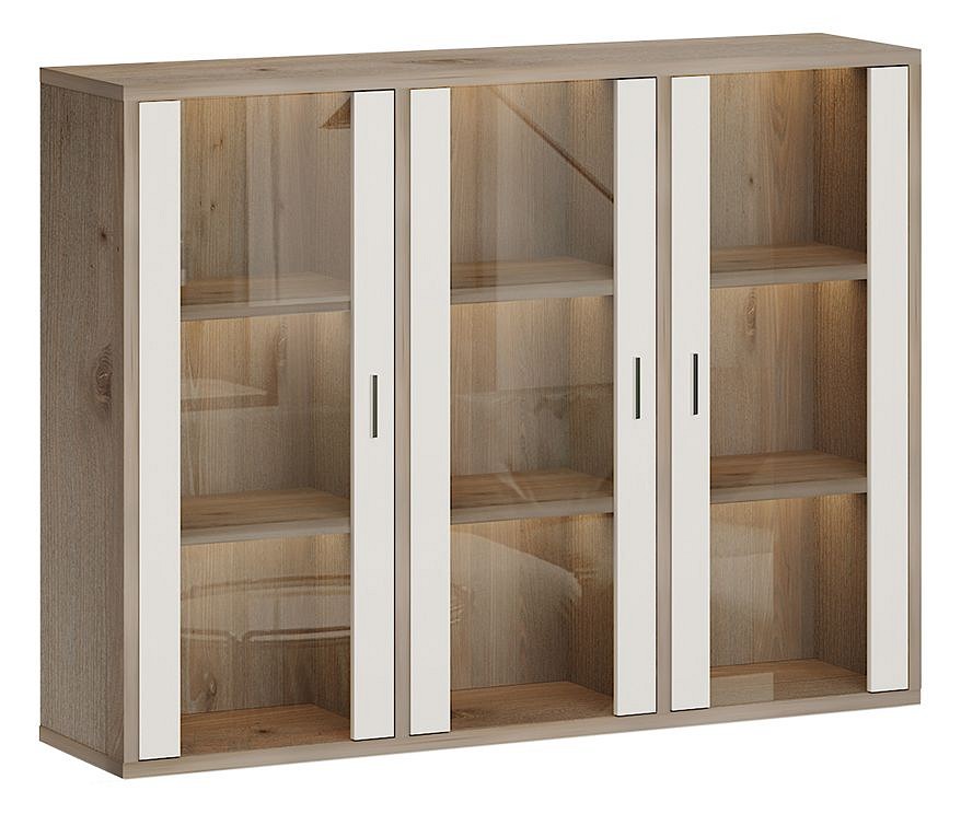 Тумба-витрина Домино СУ(ш3в1)+3ФС