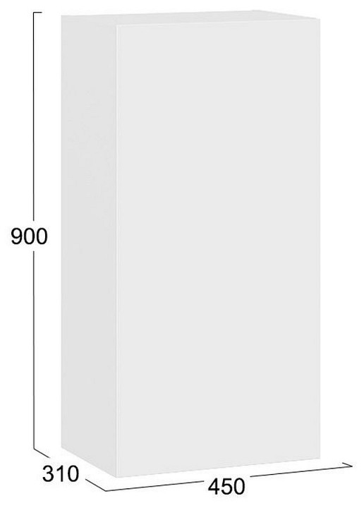 Тумба навесная Глосс ТД 319.03.27