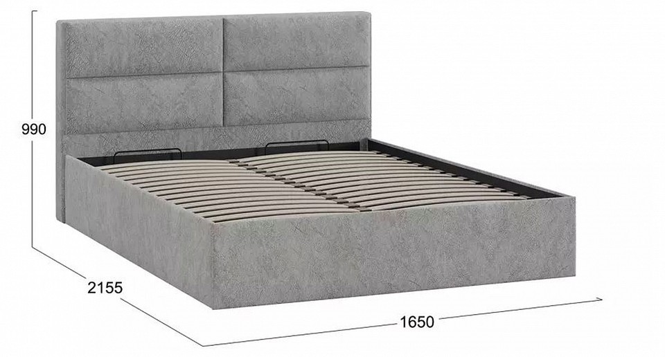 Кровать двуспальная Глосс