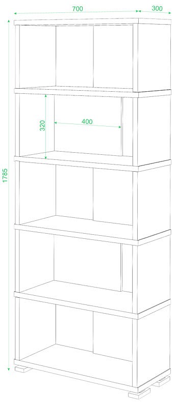 Стеллаж СБ-10/5 Стеллаж СБ-10/5