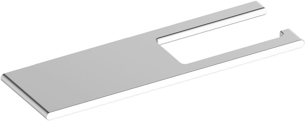 11573170000 EDITION 400 Держатель туалетной бумаги без крышки с полкой, алюминий серебристый анодированный (E6 EV1)