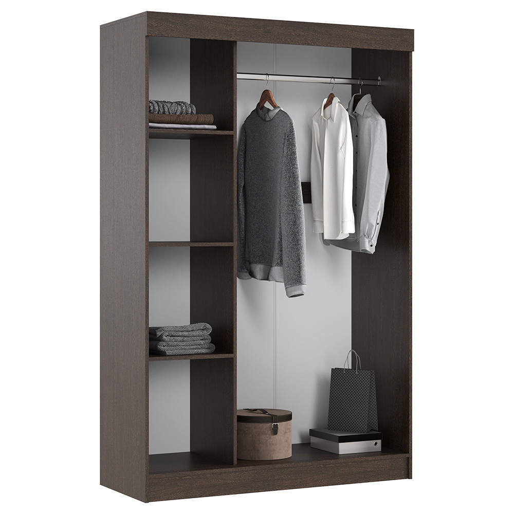 Шкаф Бася, Дуб беленый, Венге