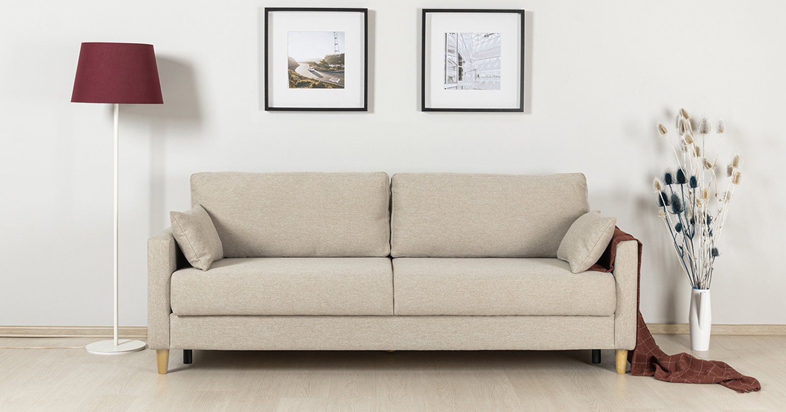 Диван кровать Дилан, Бежевый